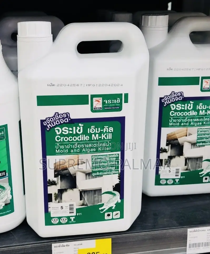 Crocodile M-Kill - Mold, Algae & Moisture Treatment for Concrete Walls