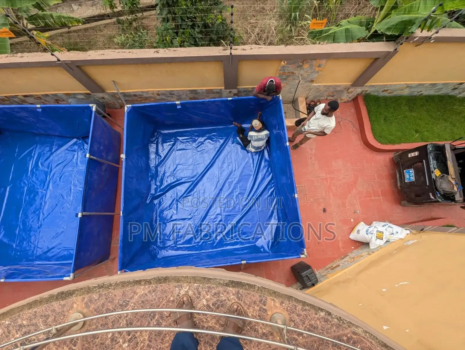 1000 Fish Pond Tarpaulin Pond Capacity