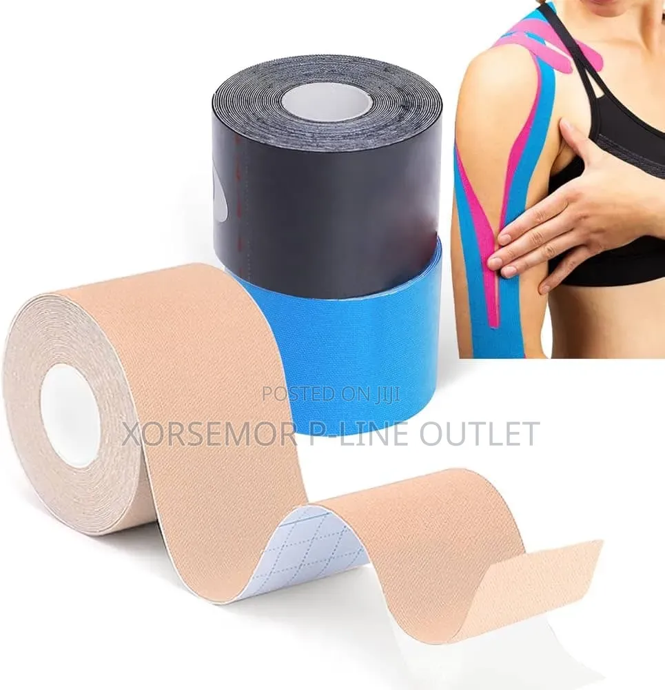 Kinesiology 5m X 5cm Tape Breathable Adhesion, Elastic Physiotherapy