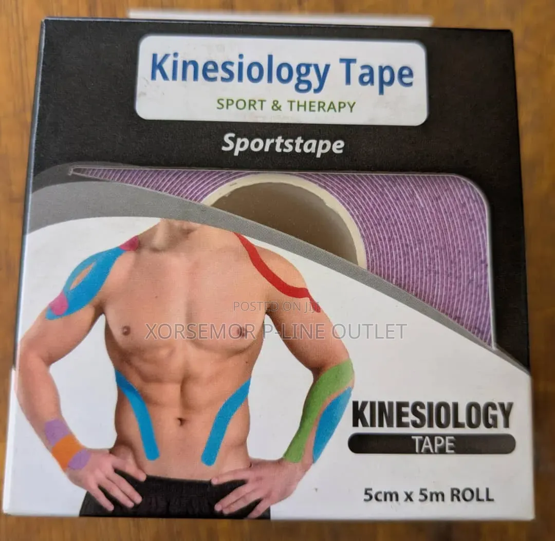 Kinesiology 5m X 5cm Tape Breathable Adhesion, Elastic Physiotherapy