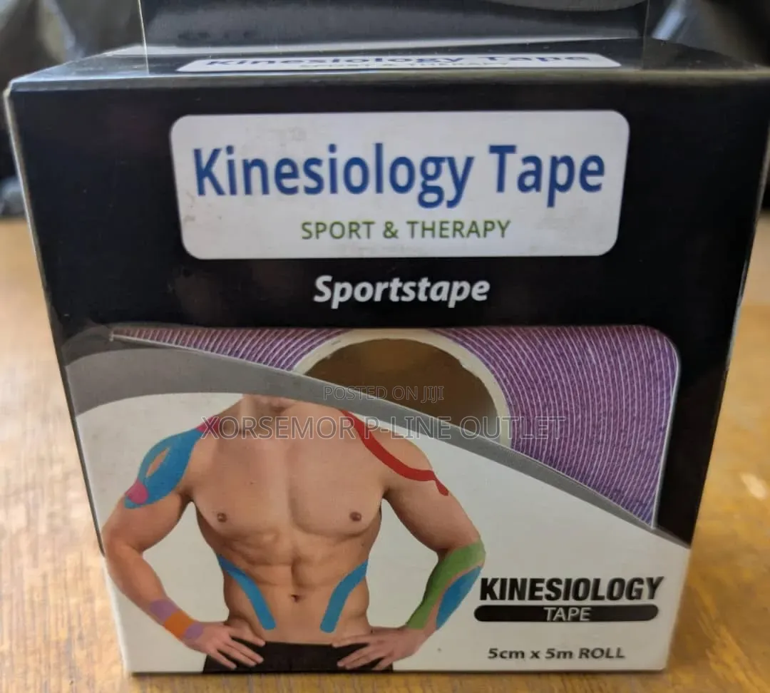 Kinesiology 5m X 5cm Tape Breathable Adhesion, Elastic Physiotherapy