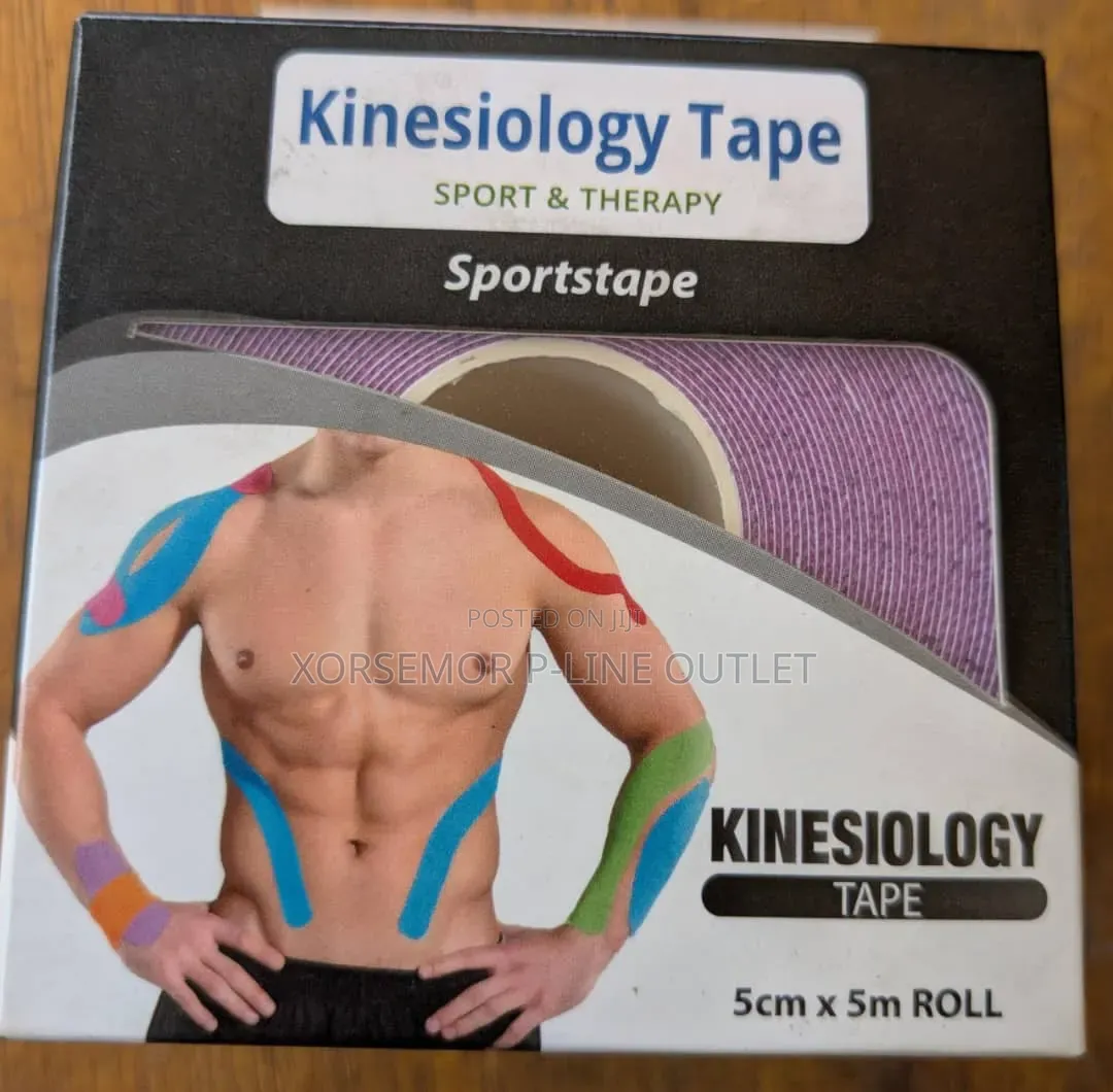 Kinesiology 5m X 5cm Tape Breathable Adhesion, Elastic Physiotherapy