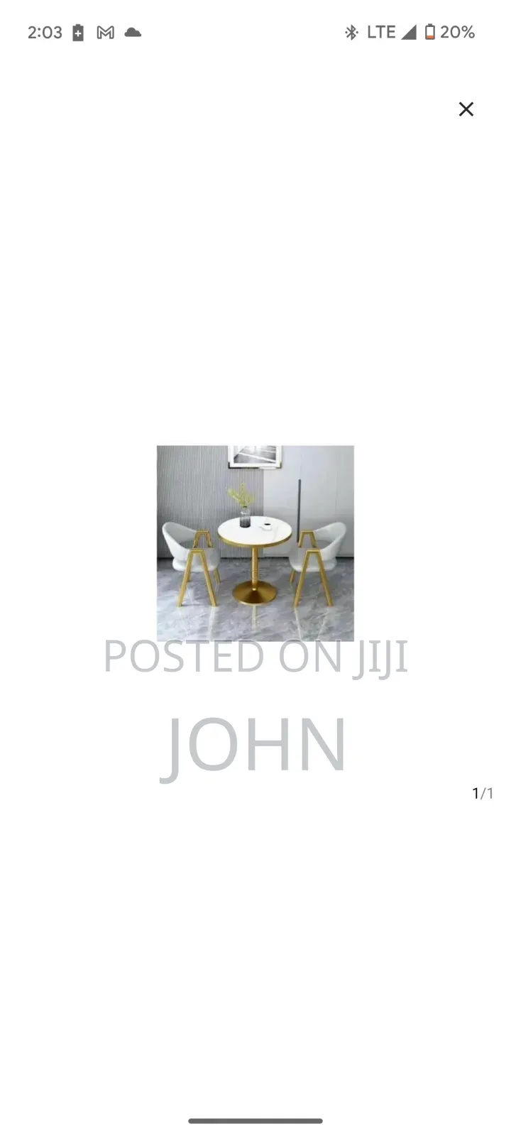 Anniversary Table With Two Chairs
