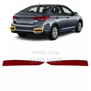Reflector Bumper Left Right Red Reflector for Hyundai Accent 2018-2022