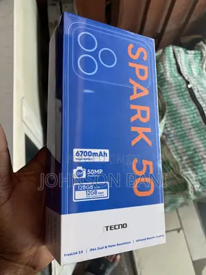 New Tecno Spark 50 128 GB Gray