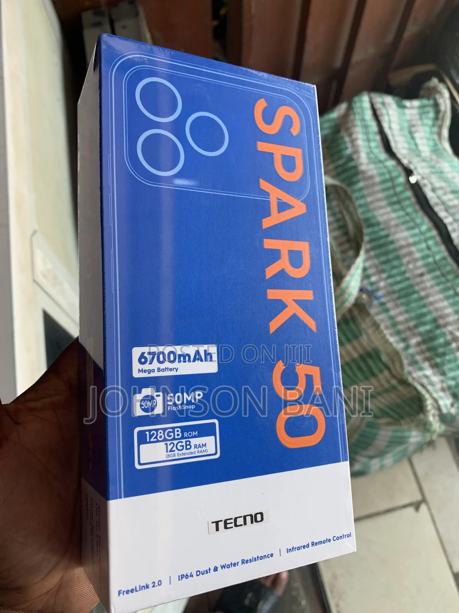New Tecno Spark 50 128 GB Gray