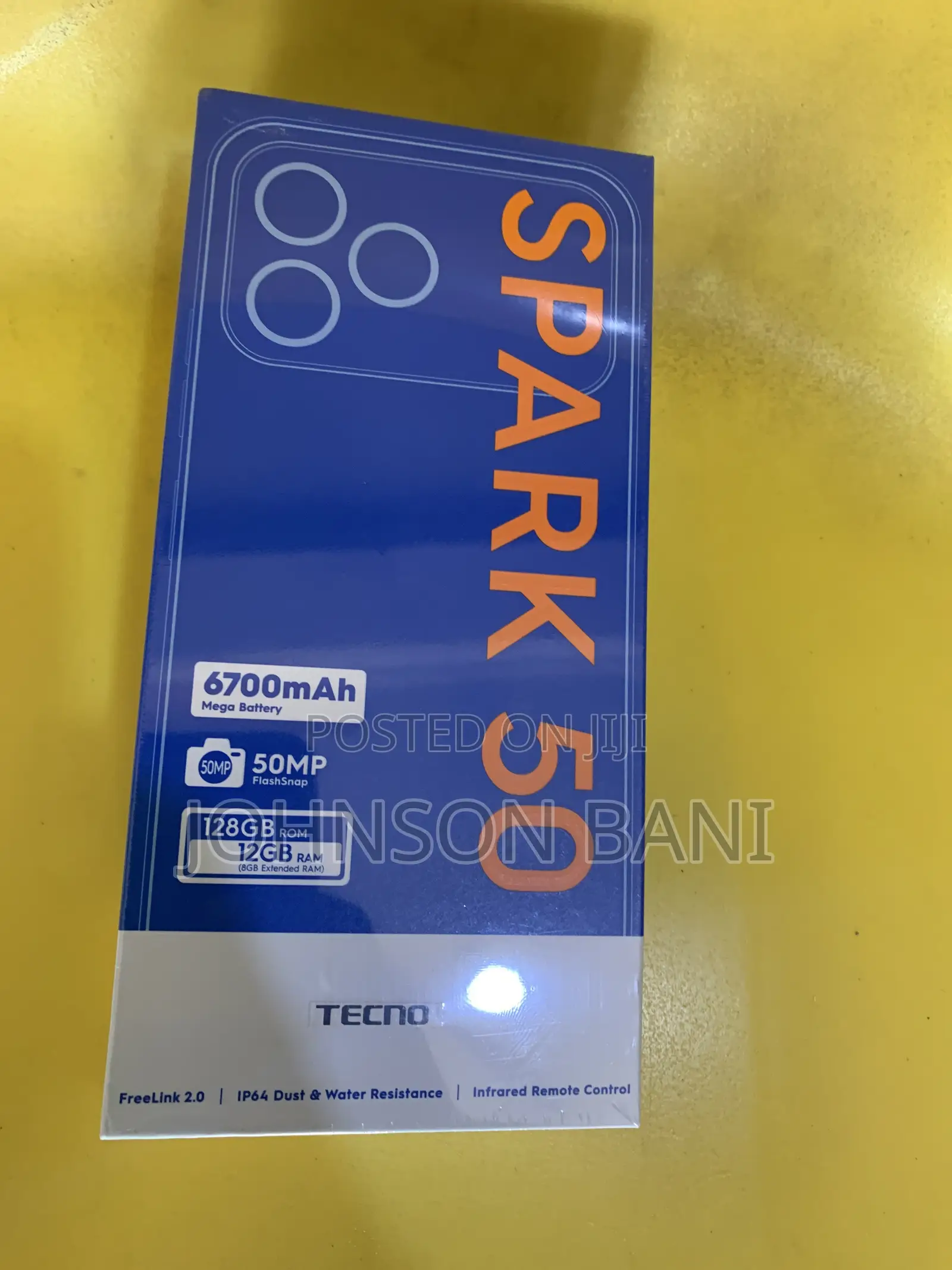 New Tecno Spark 50 128 GB Gold