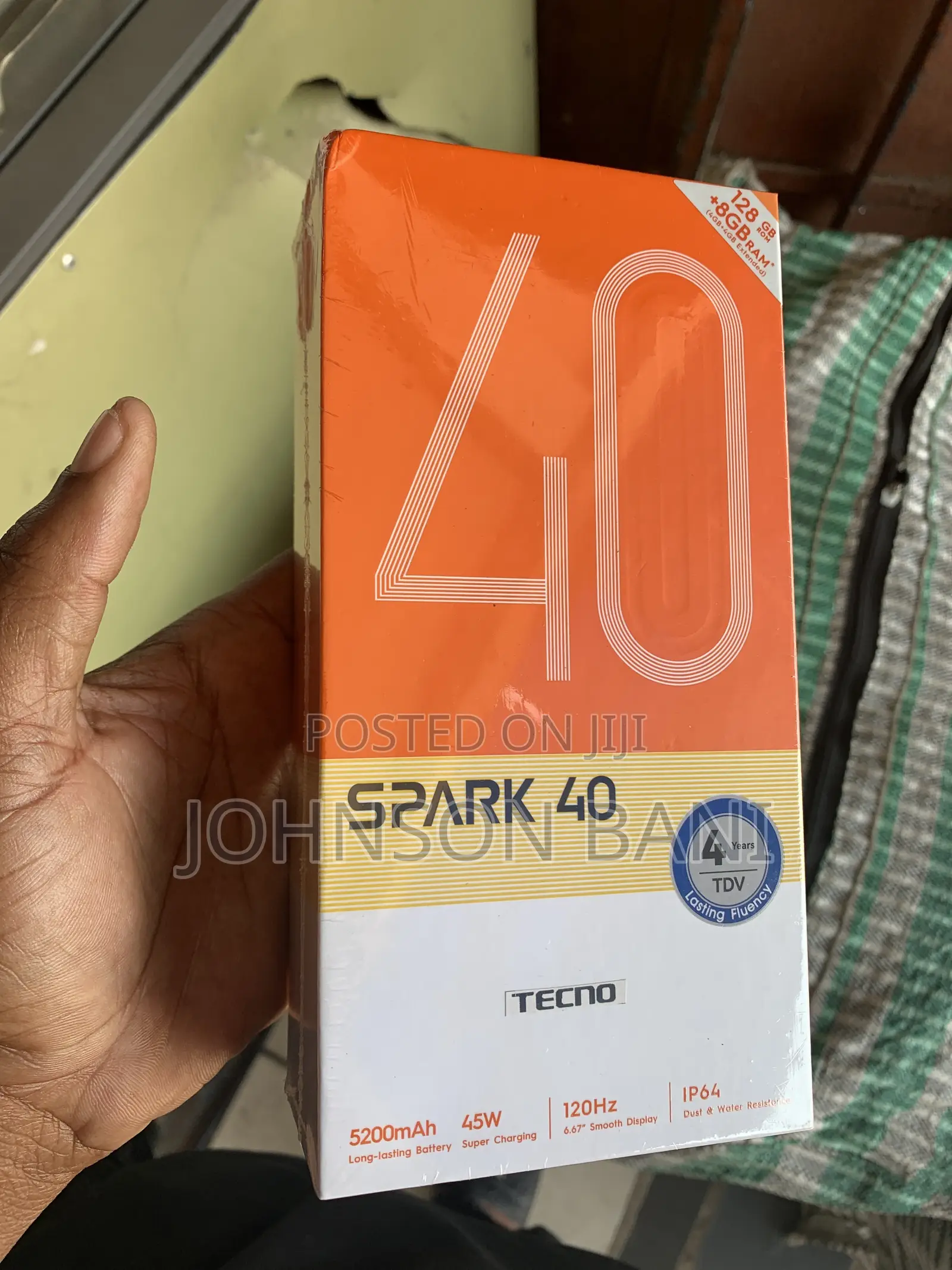 New Tecno Spark 40 256 GB Black