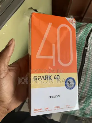 New Tecno Spark 40 256 GB Black