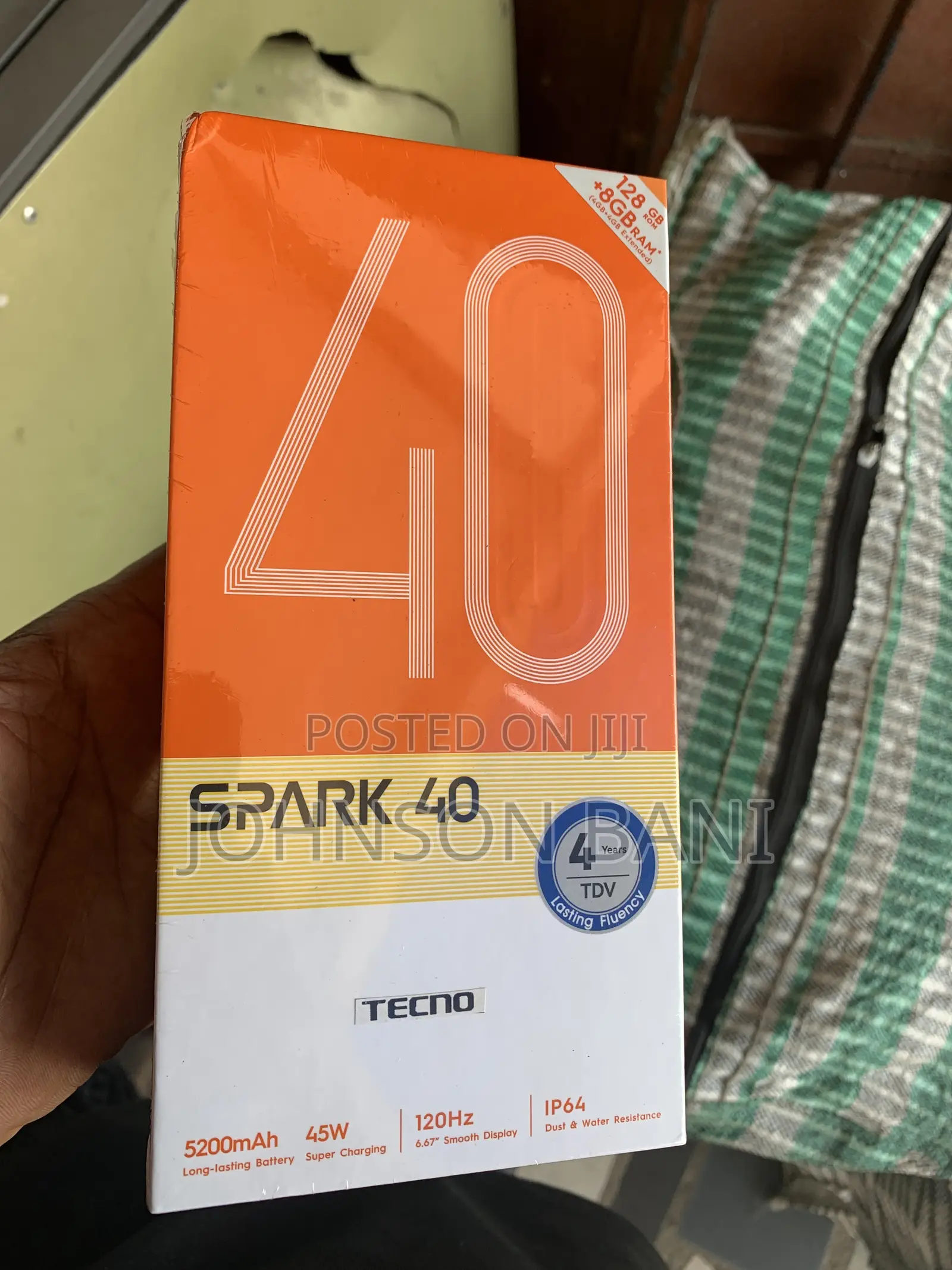 New Tecno Spark 40 256 GB Black