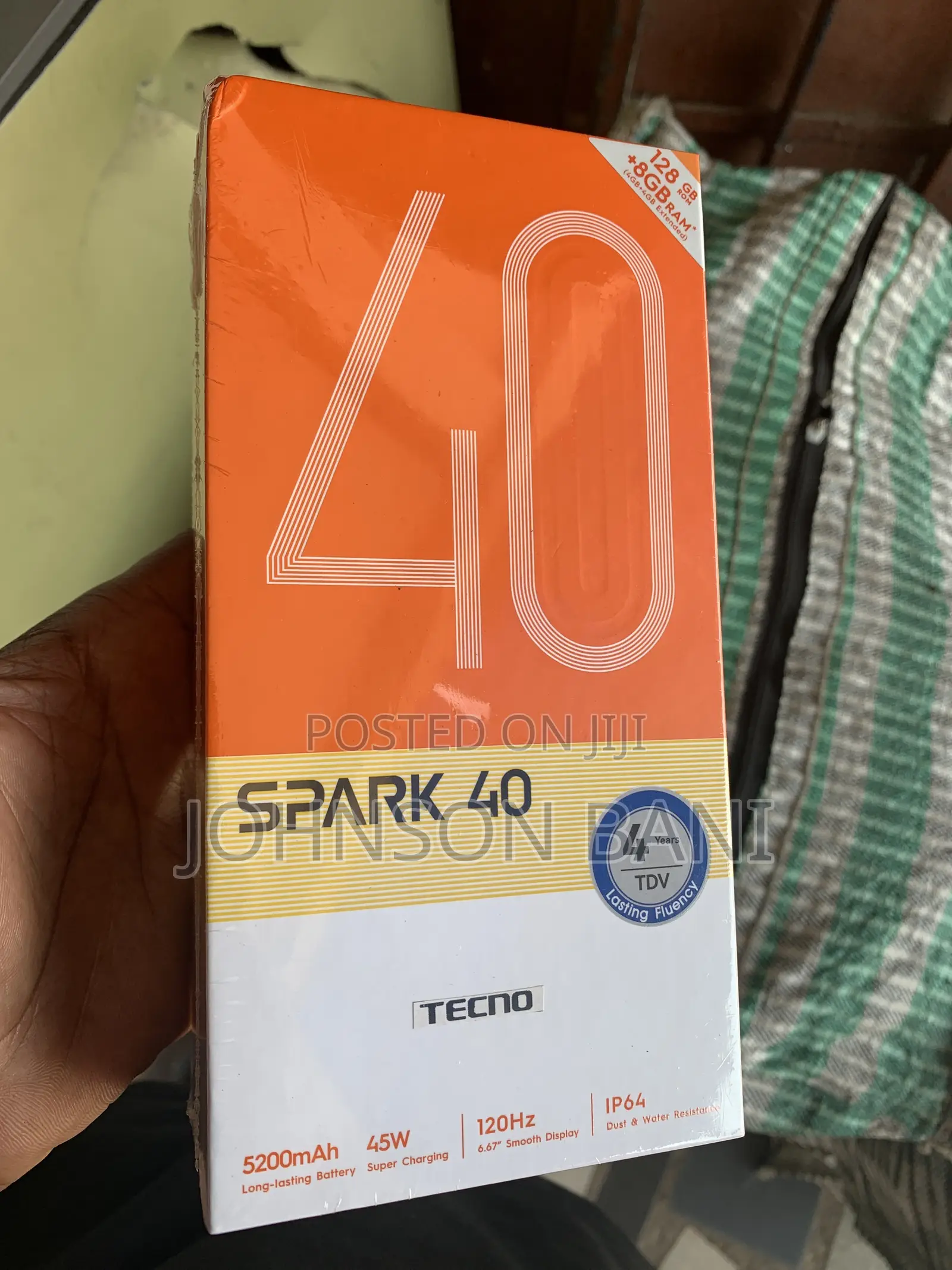 New Tecno Spark 40 256 GB Black
