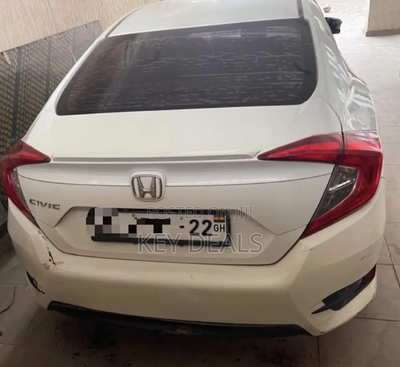 Honda Civic EX 4dr Sedan (2.0L 4cyl) 2017 White