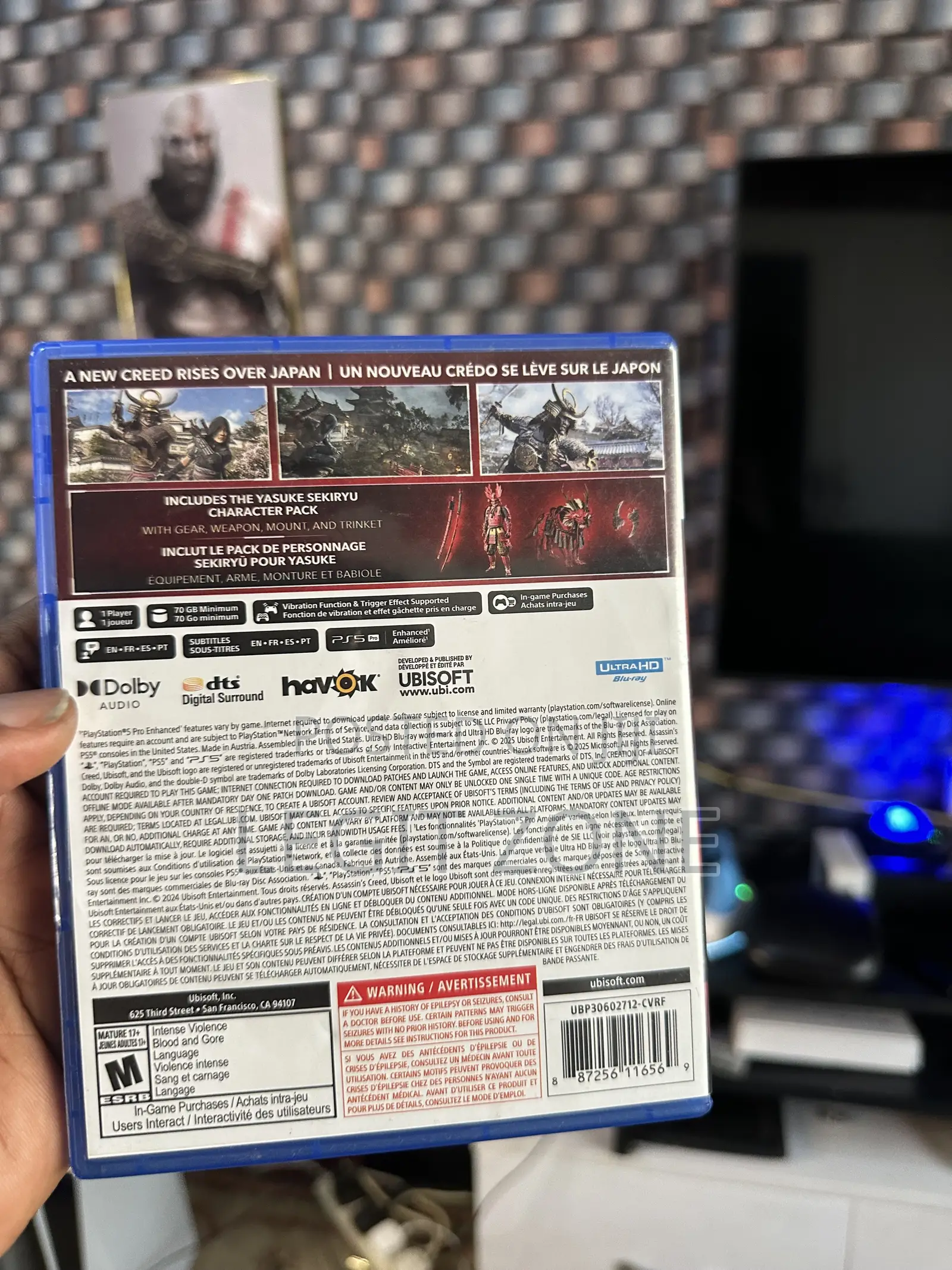 Assassins Creed Shadows Ps5 Disc