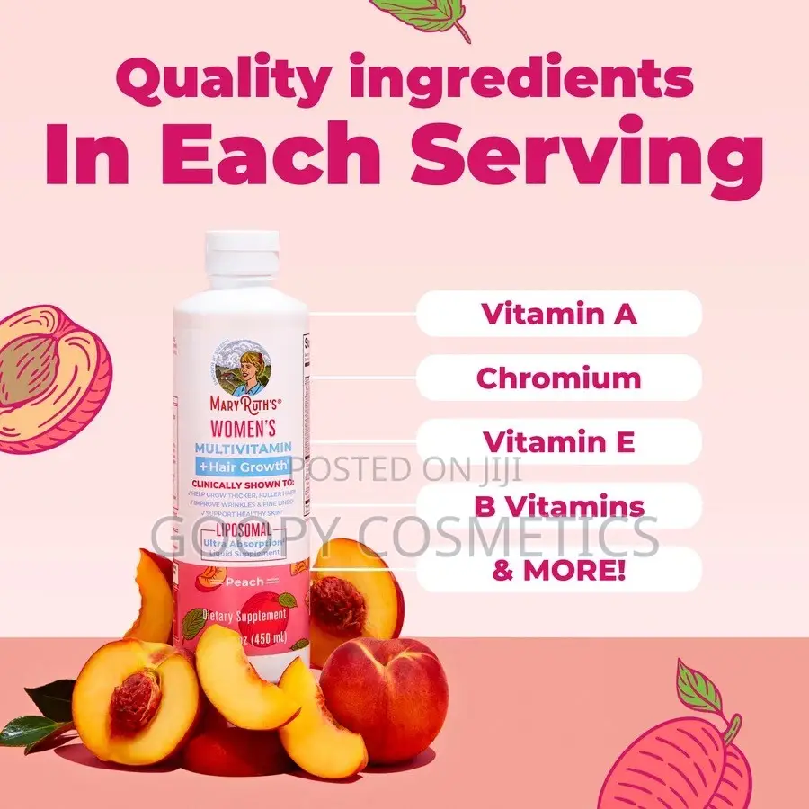 Mary Ruth Lipsomal Peach Flavour