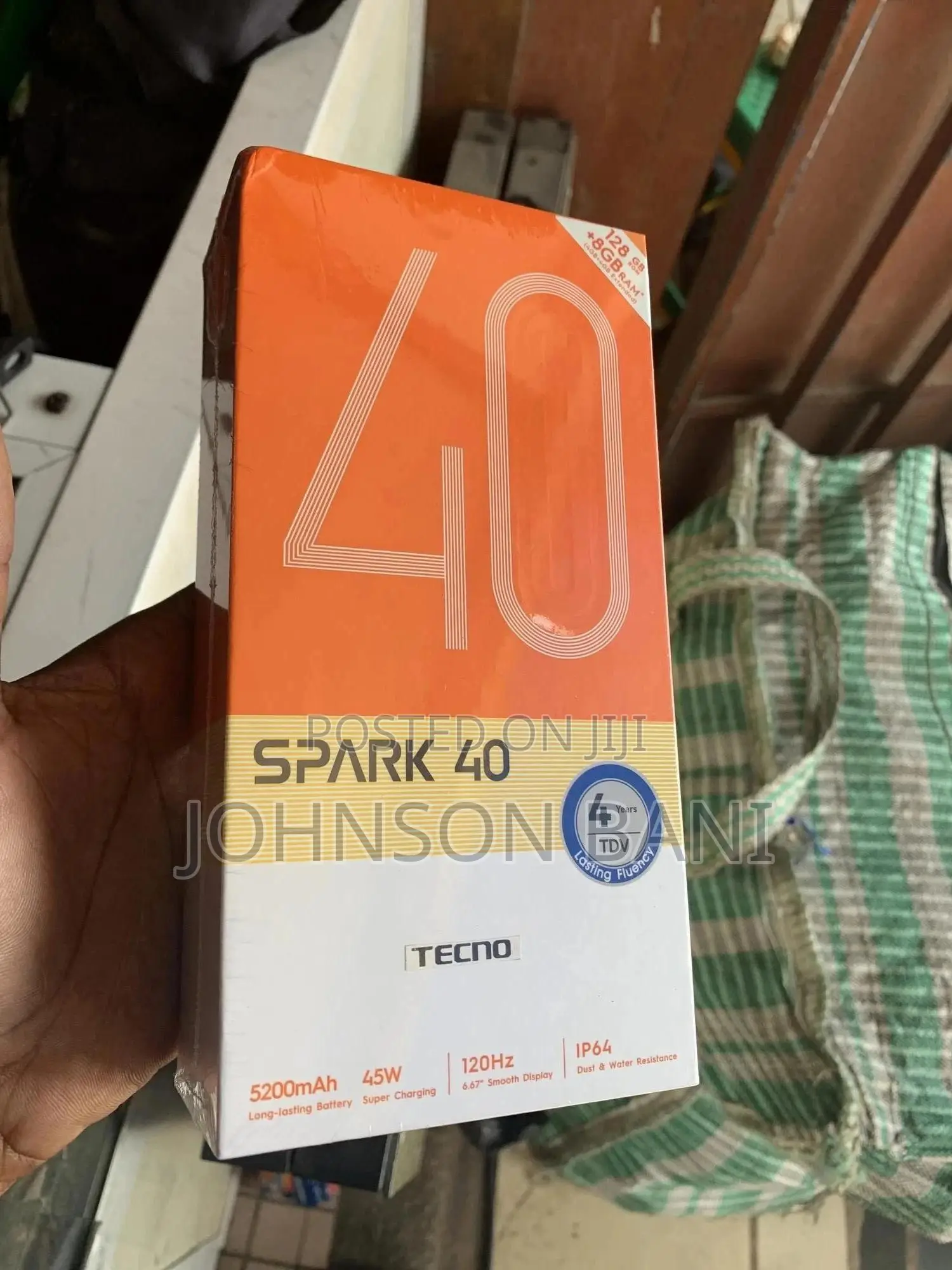 New Tecno Spark 40 256 GB Black