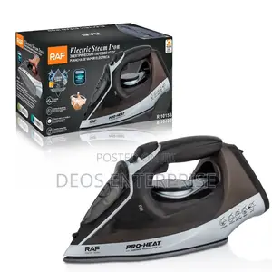 RAF Pro Heat Steam Iron 2200W Easy Smooth Finish