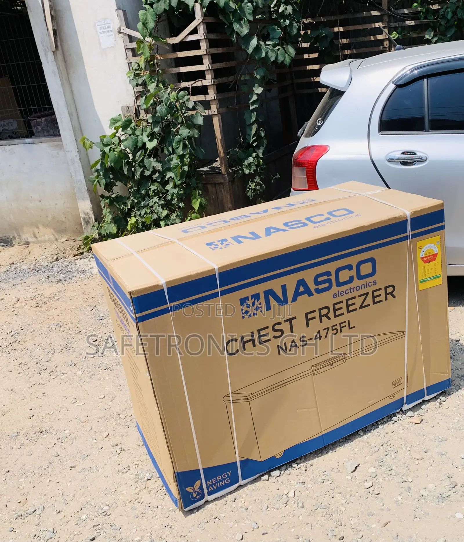 Quality Grey Nasco Chest Freezer 400L NAS-475FL-B