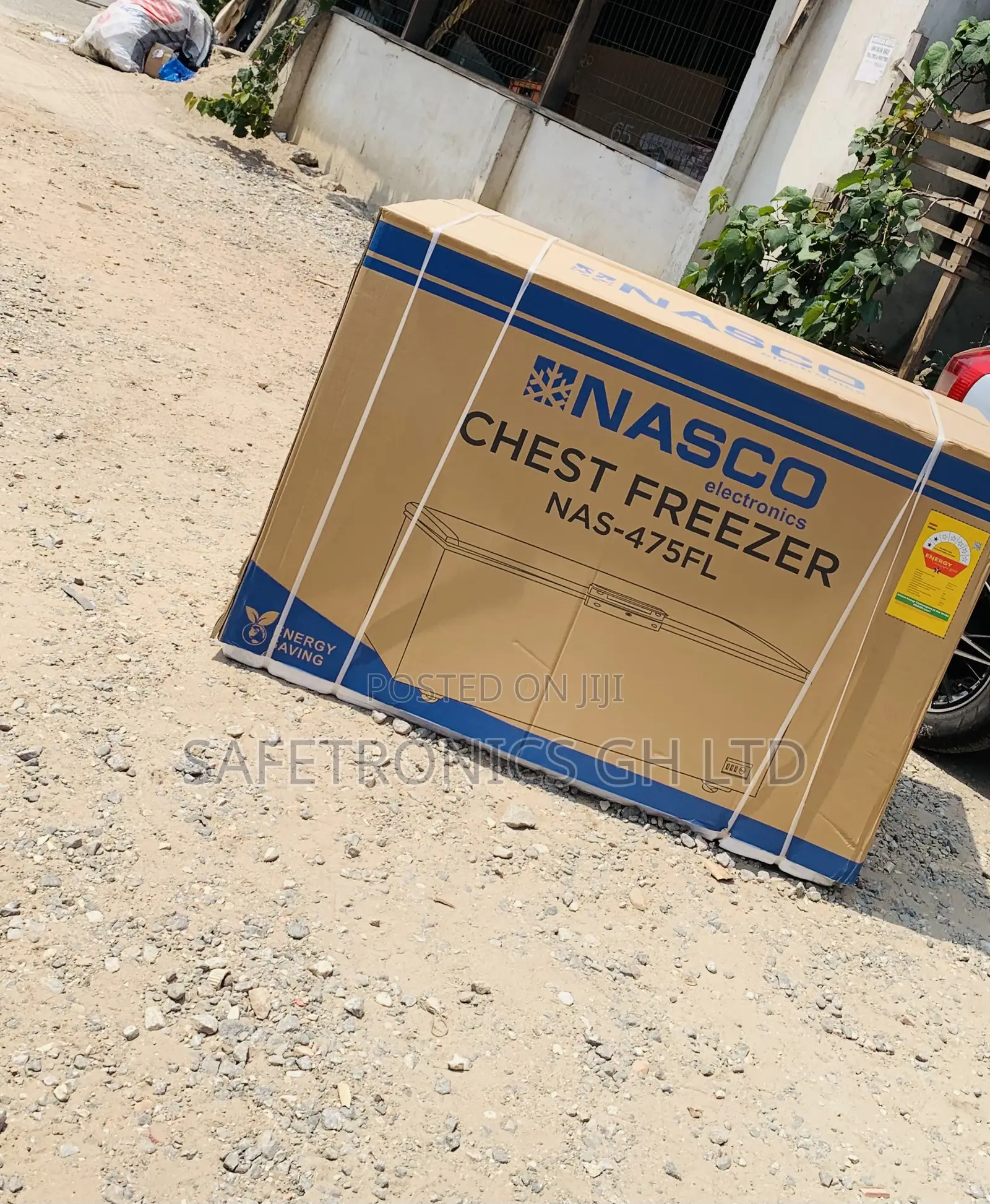 Quality Grey Nasco Chest Freezer 400L NAS-475FL-B
