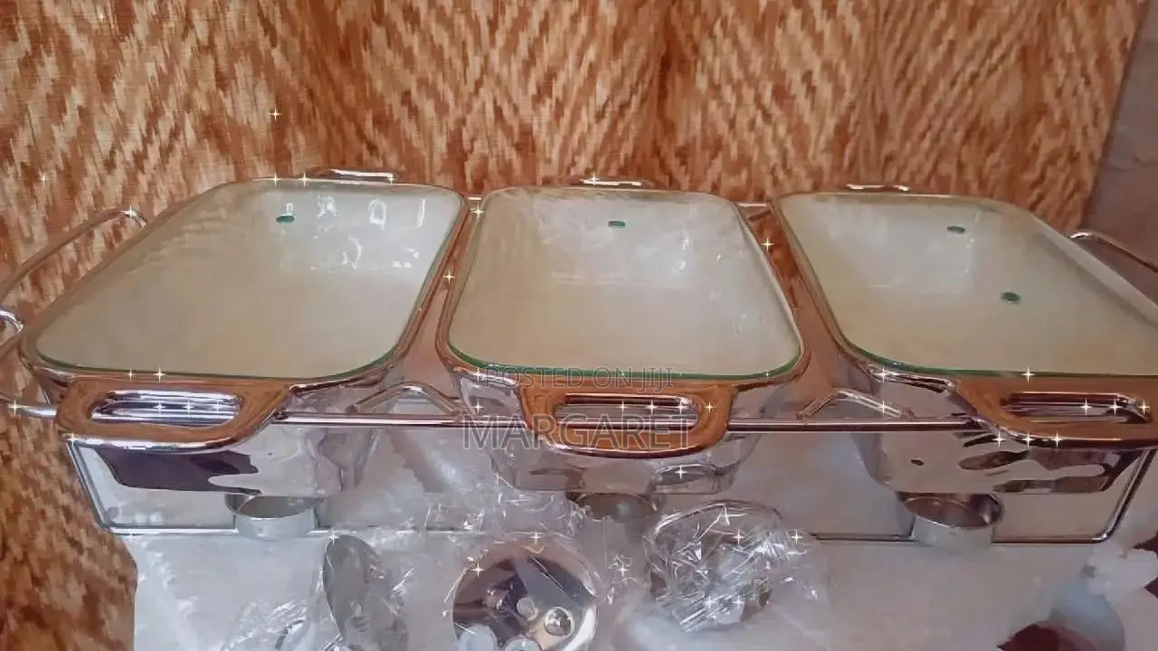 3pcs Ceramic Chafing Dish