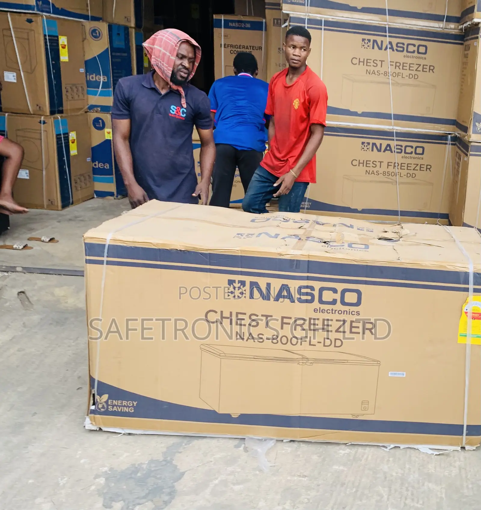 High Quality Nasco 545 LTRS Double Door Chest Freezer – (NAS-800FL-DD)