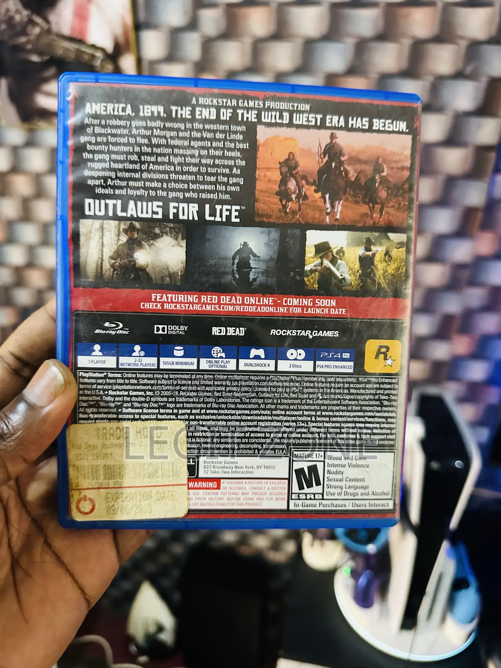 Red Dead Redemption 2 Ps4 Cd Can Be Used for Ps5
