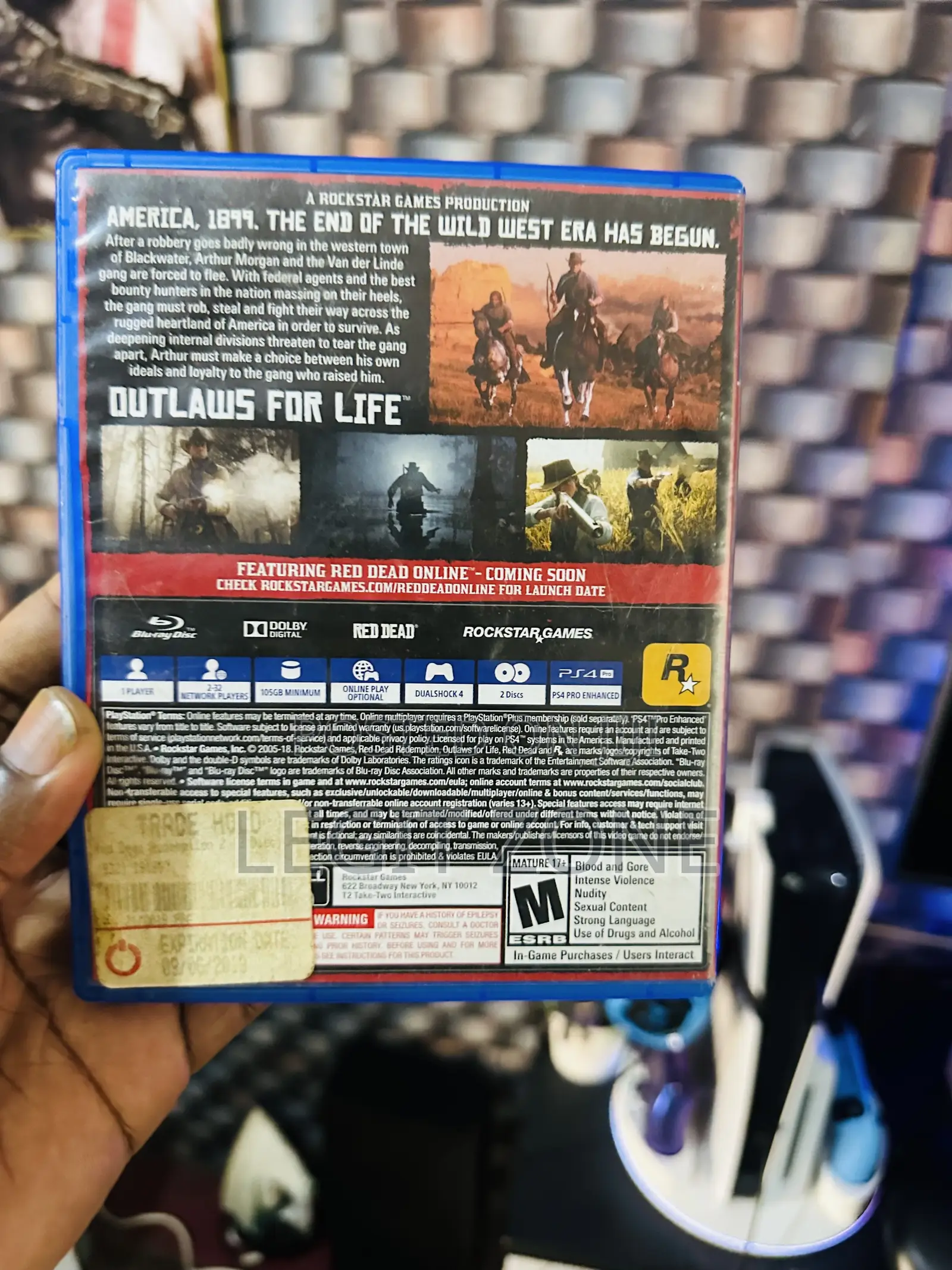 Red Dead Redemption 2 Ps4 Cd Can Be Used for Ps5