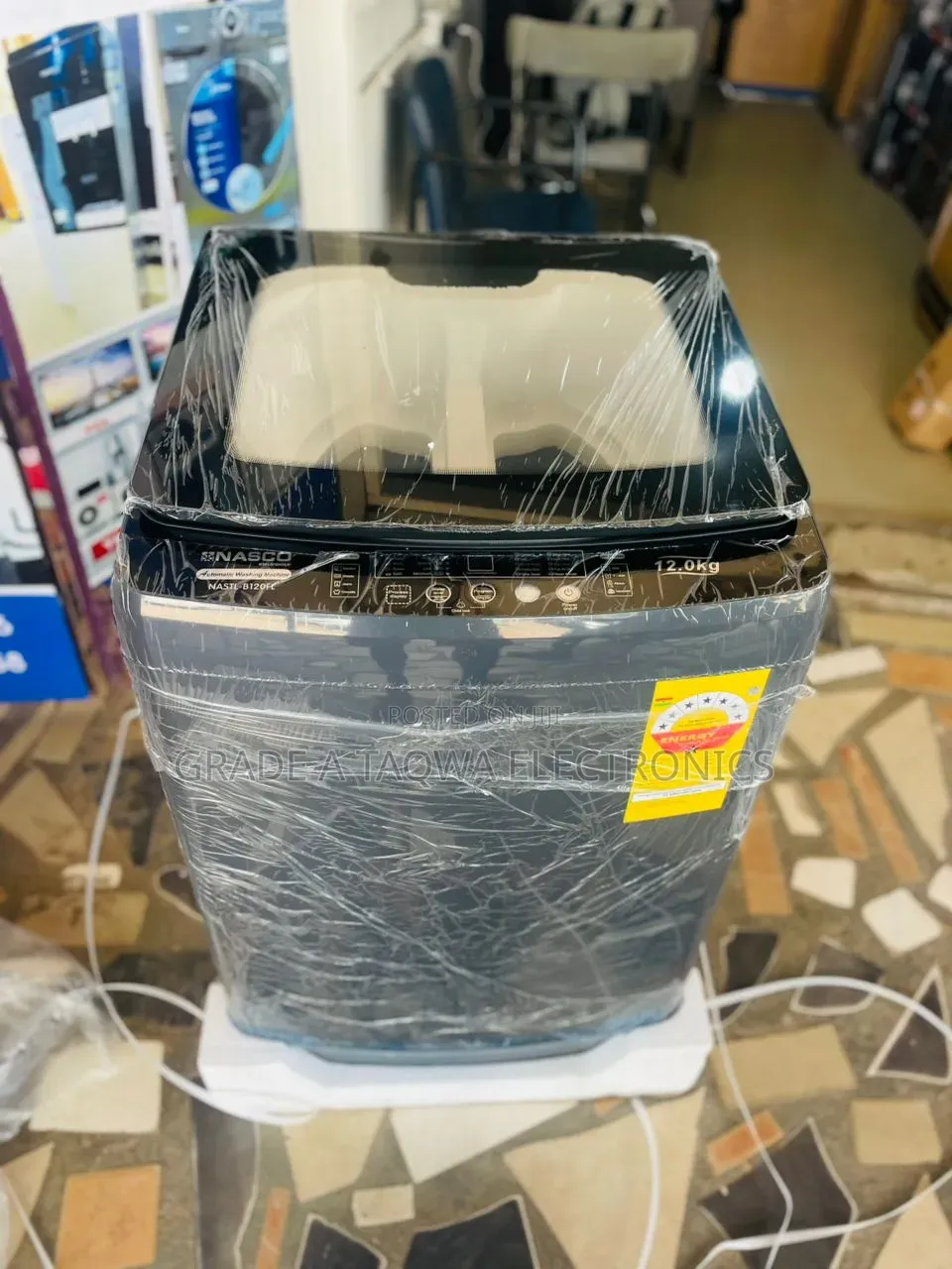 Nasco 12KG Top-Load Full Automatic Washing Machine