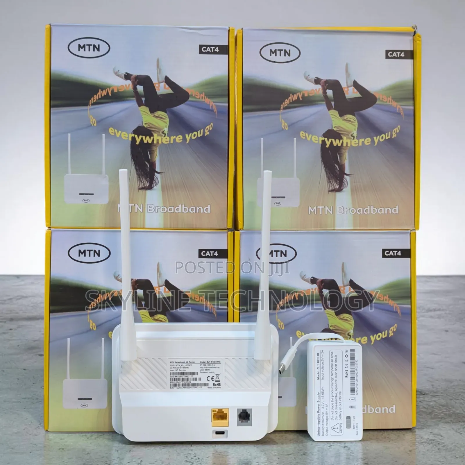 Cat 4 Universal Internet Router With Power Bank