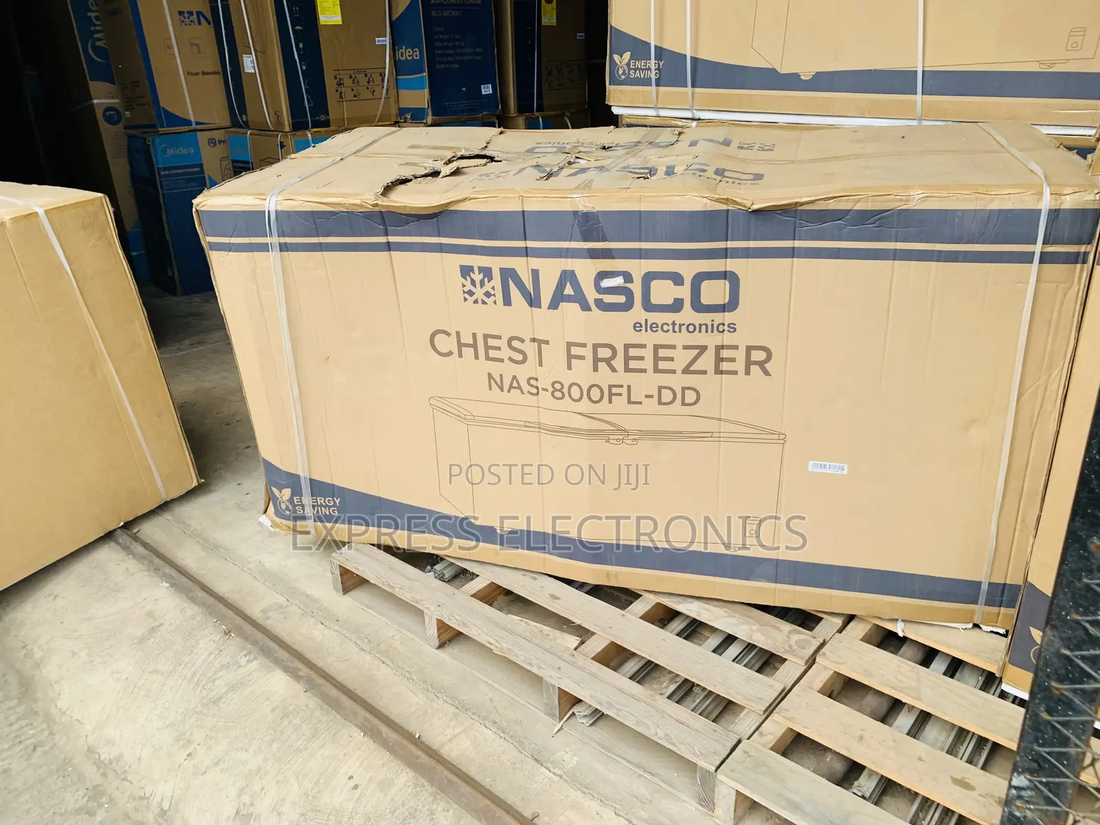Nasco 545L Double Door Chest Freezer NAS-800FL-DD-S