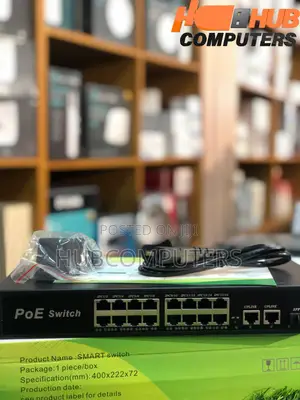 Generic Standard 16 Port Gigabit Poe Switch + 2 Uplink + 1 SFP Port