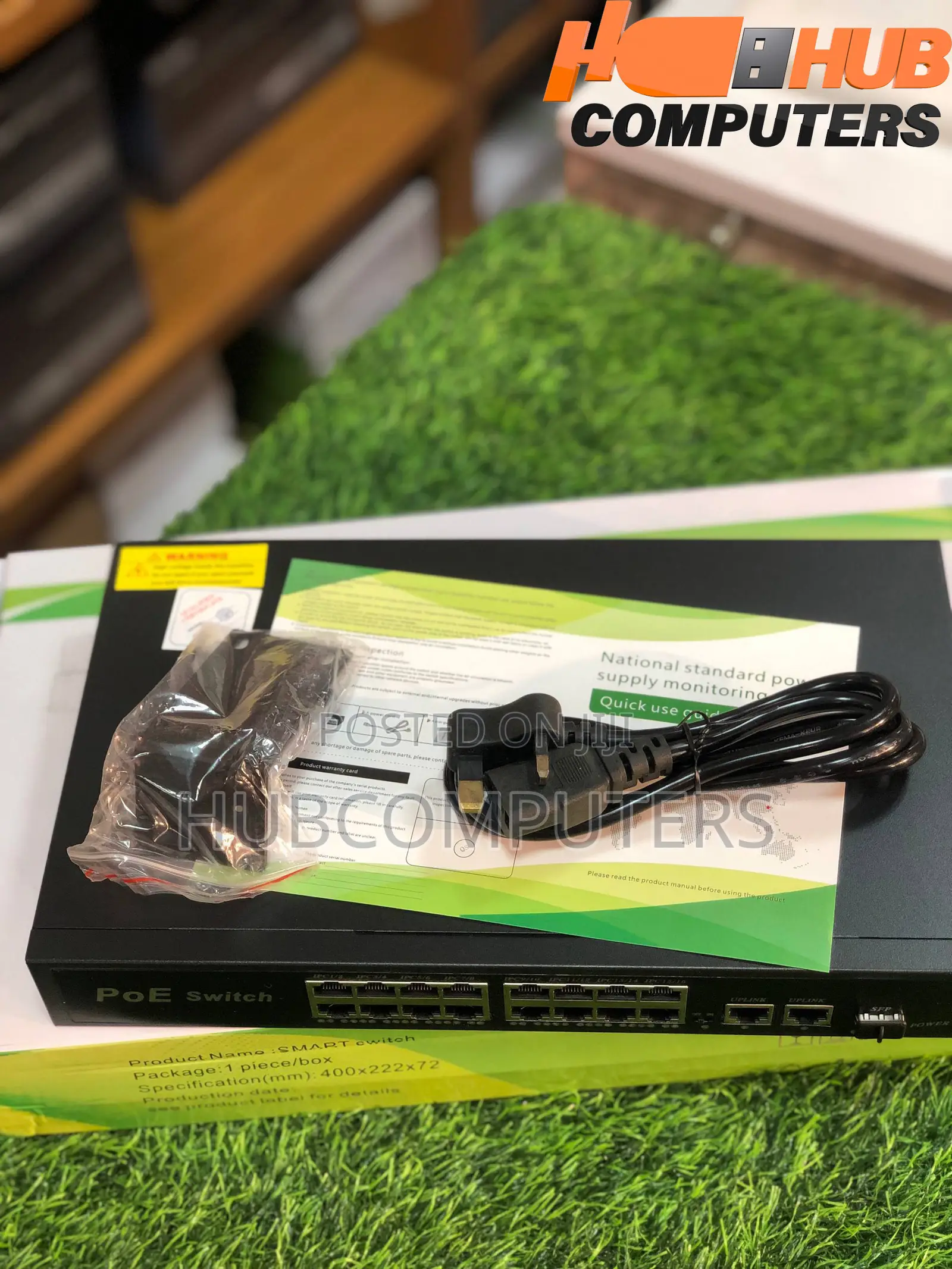 Generic Standard 16 Port Gigabit Poe Switch + 2 Uplink + 1 SFP Port