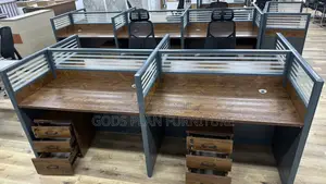 4-Person Office Workstation (45-D)