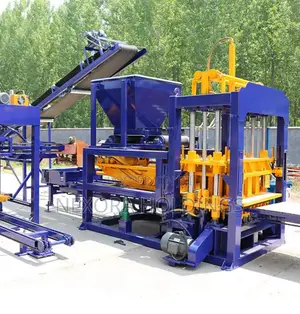 QTJ6-15 PLC Concrete Hollow Block Making Machine Fully Automatic