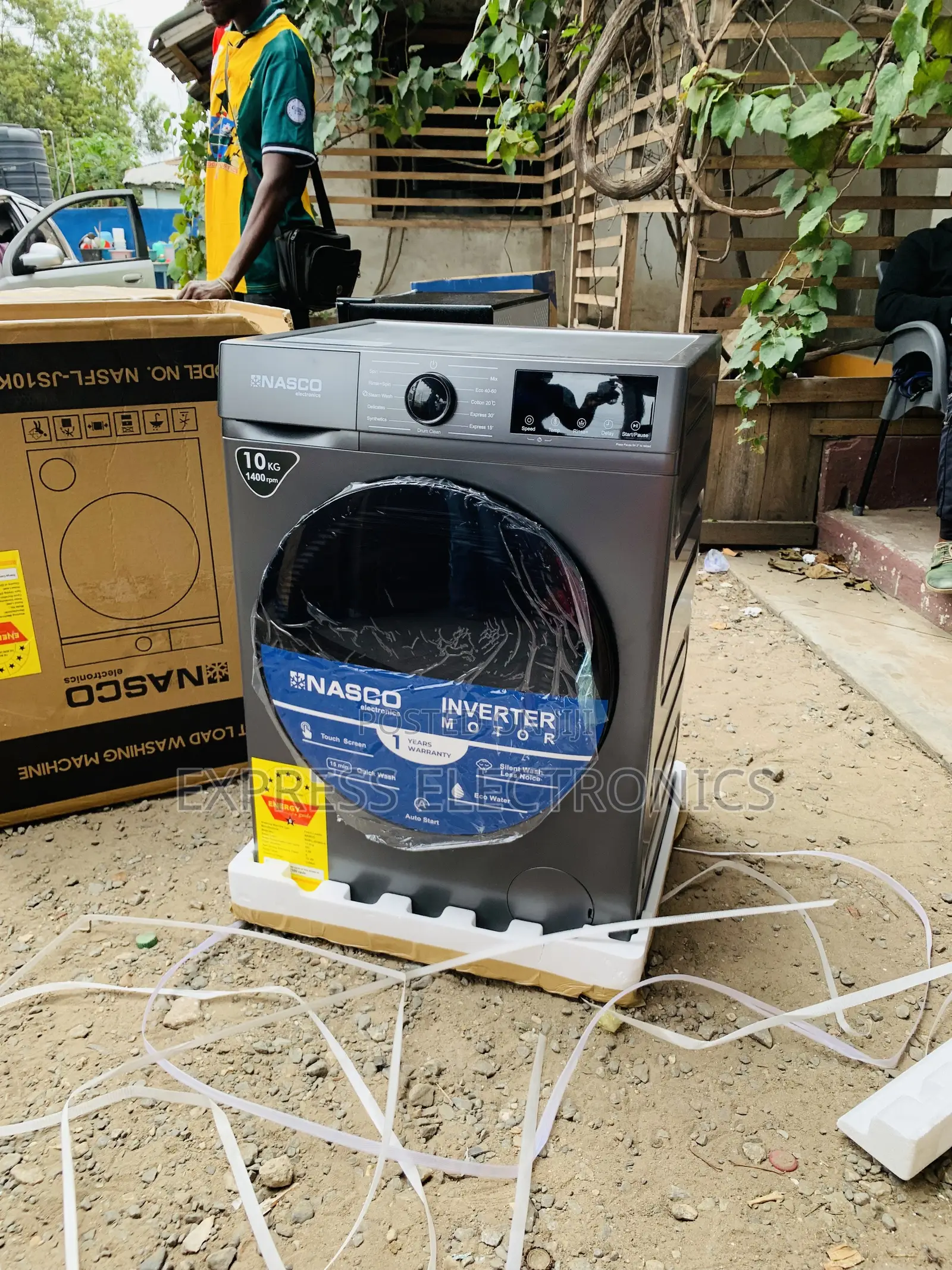 Nasco 10KG Front Load Washing Machine (NASFL-JS10KG-S)