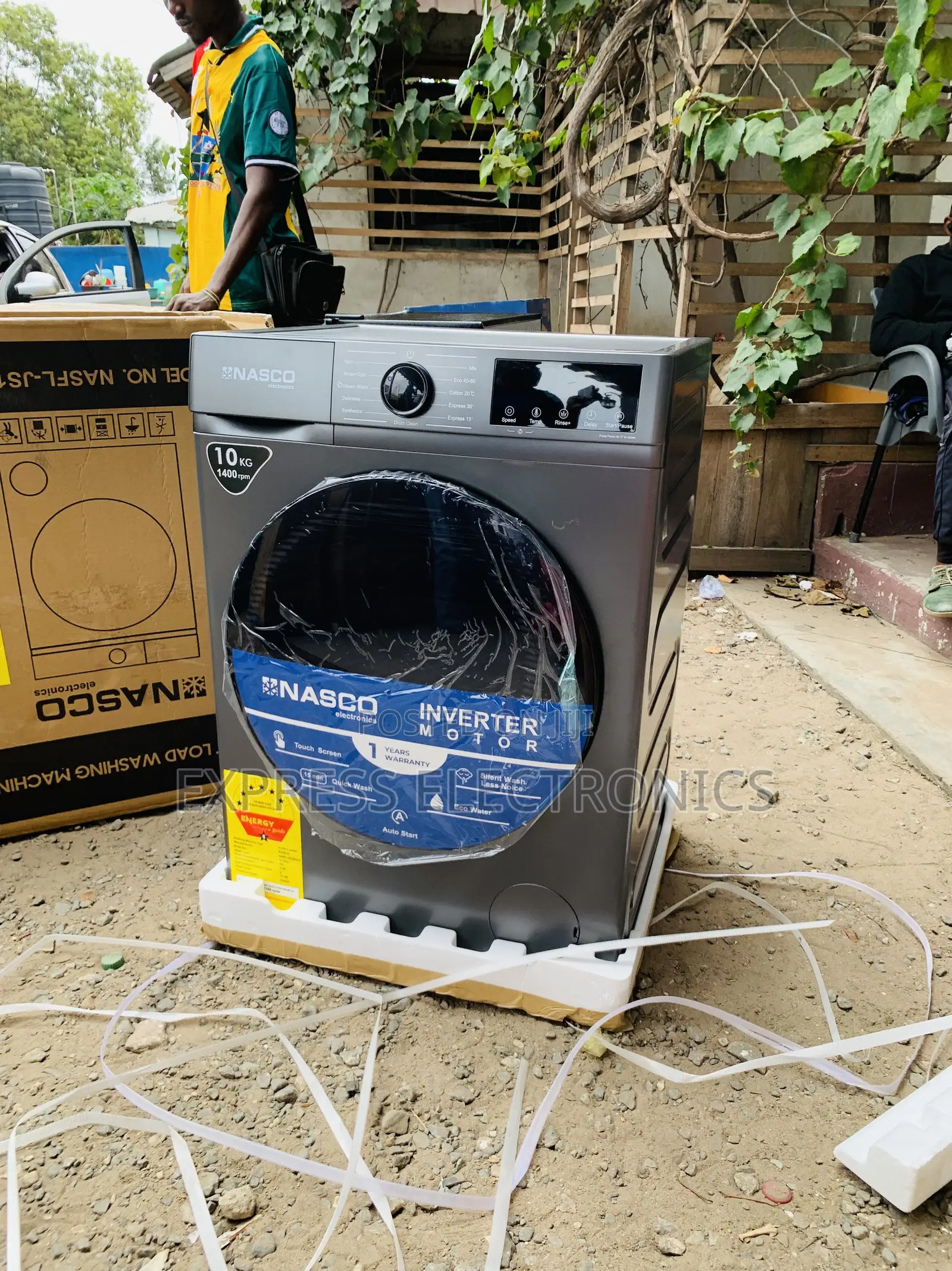 Nasco 10KG Front Load Washing Machine (NASFL-JS10KG-S)