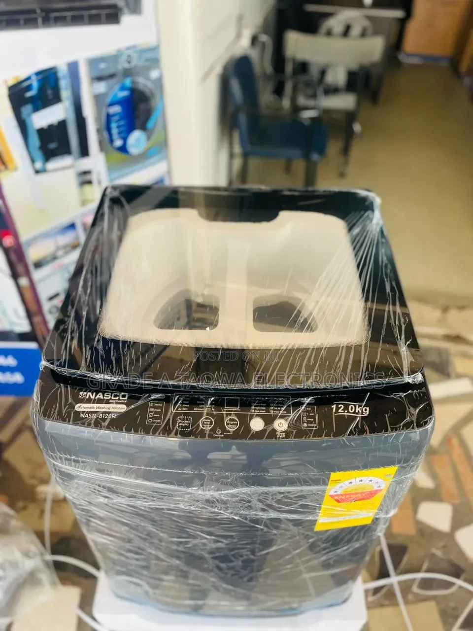 12kg Capacity Suitable for Large Home Nasco Automatic Washing Machine