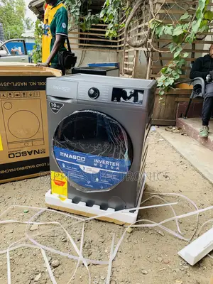 Brand New Nasco 10KG Front Load Washing Machine (NASFL-JS10KG-S)