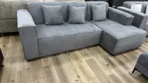Fabric L-Shaped Sofa (5a-3)