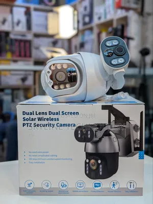 4G High Resolution Dual Lems Dual Solar Panels CCTV Camera