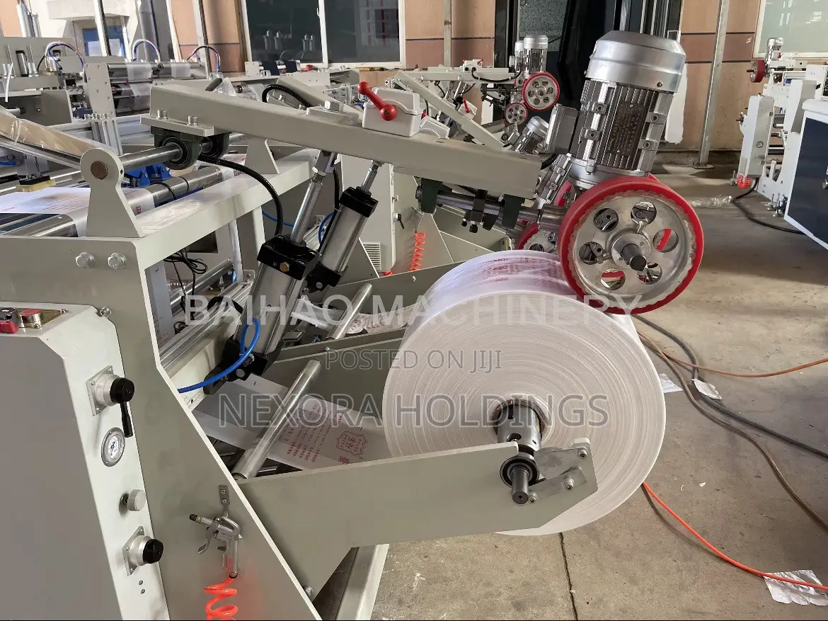 Full Automatic Super Speed Biodegradable Plastic T Shirt Bag Machine