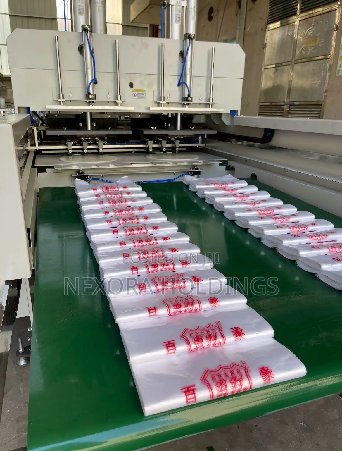 Full Automatic Super Speed Biodegradable Plastic T Shirt Bag Machine