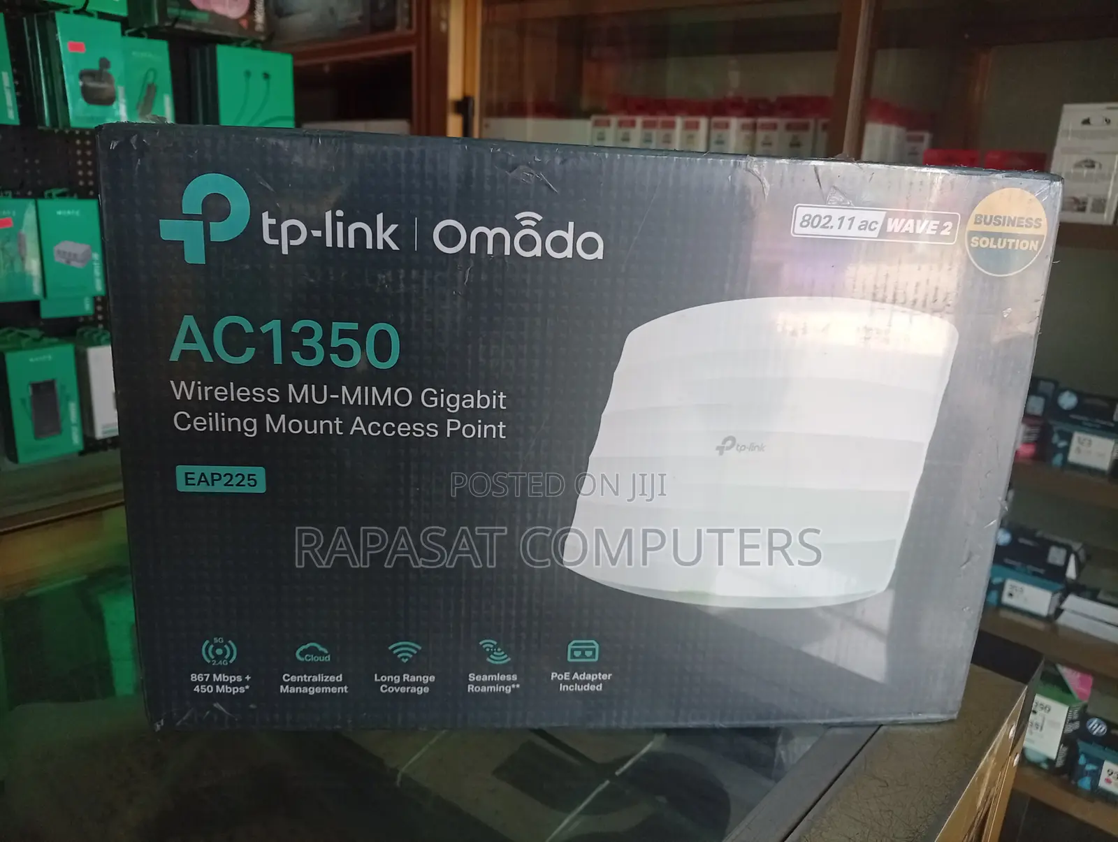 TP-Link Eap225 Ac1350 Wireless Gigabit Ceiling Mount Access Point