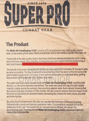 Super Pro Boxing Bag