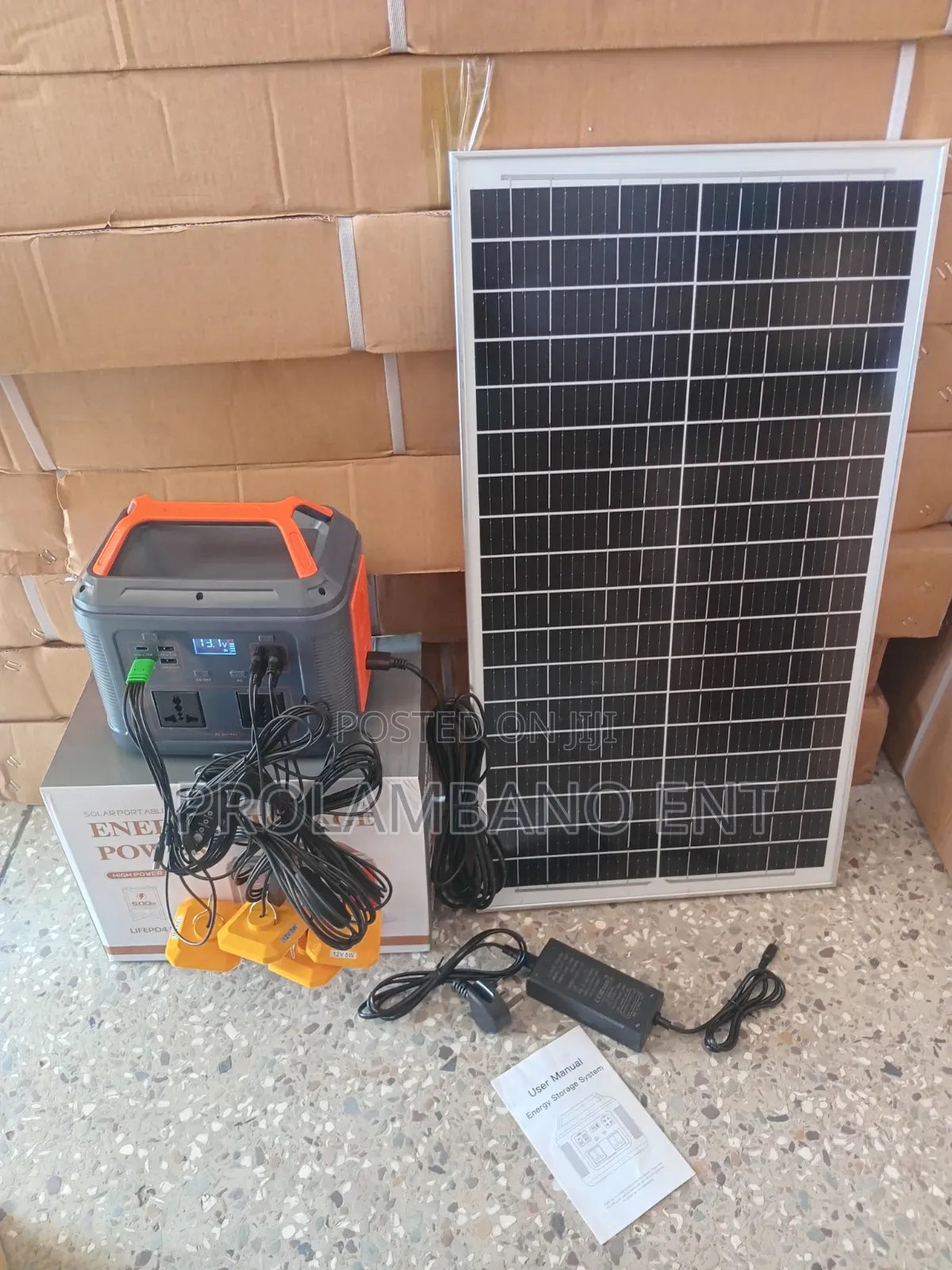 300w Multi Function Portable  Power Station & Solar Panel
