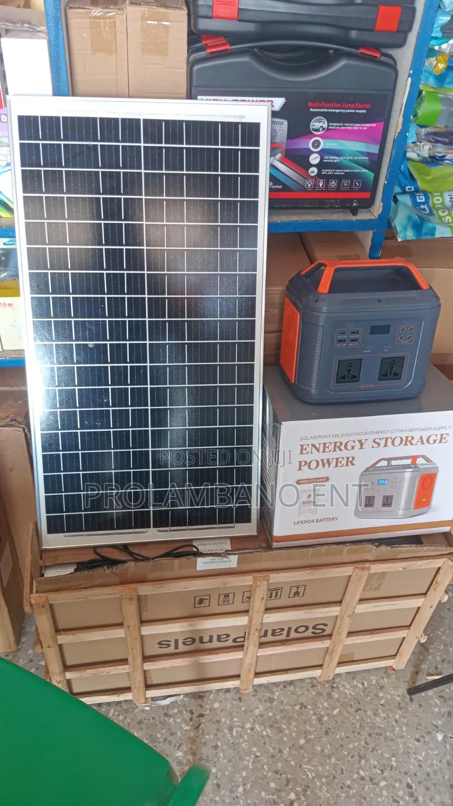 300w Multi Function Portable  Power Station & Solar Panel