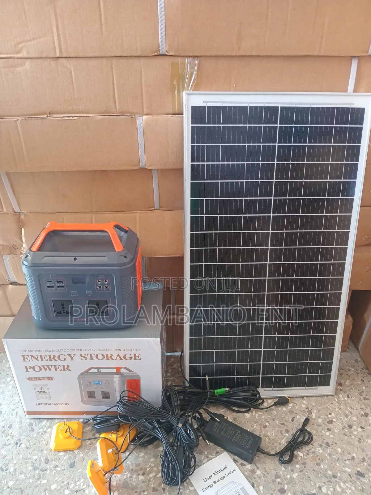 300w Multi Function Portable  Power Station & Solar Panel