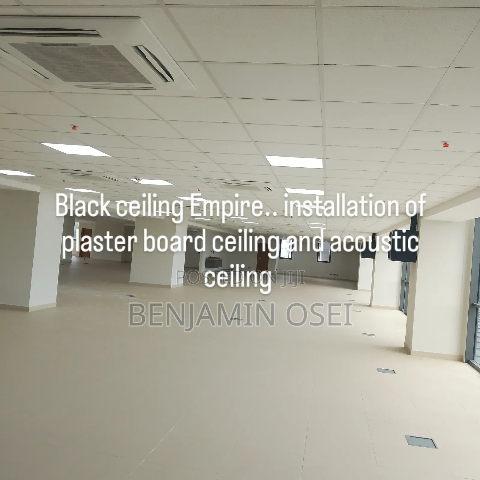 Plaster Board Ceiling Installation