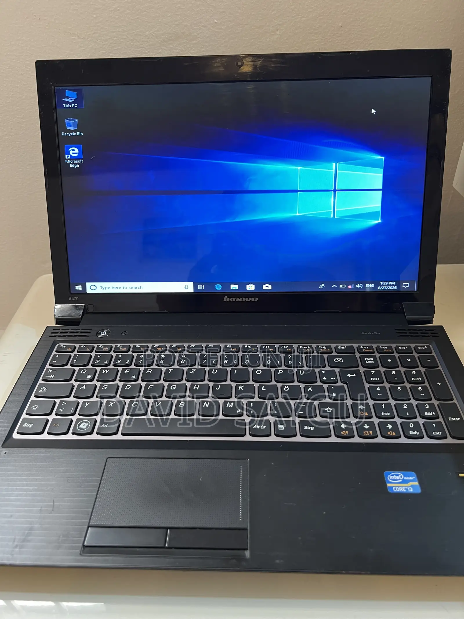 Laptop Lenovo B570 4GB Intel Core i3 SSD 256GB