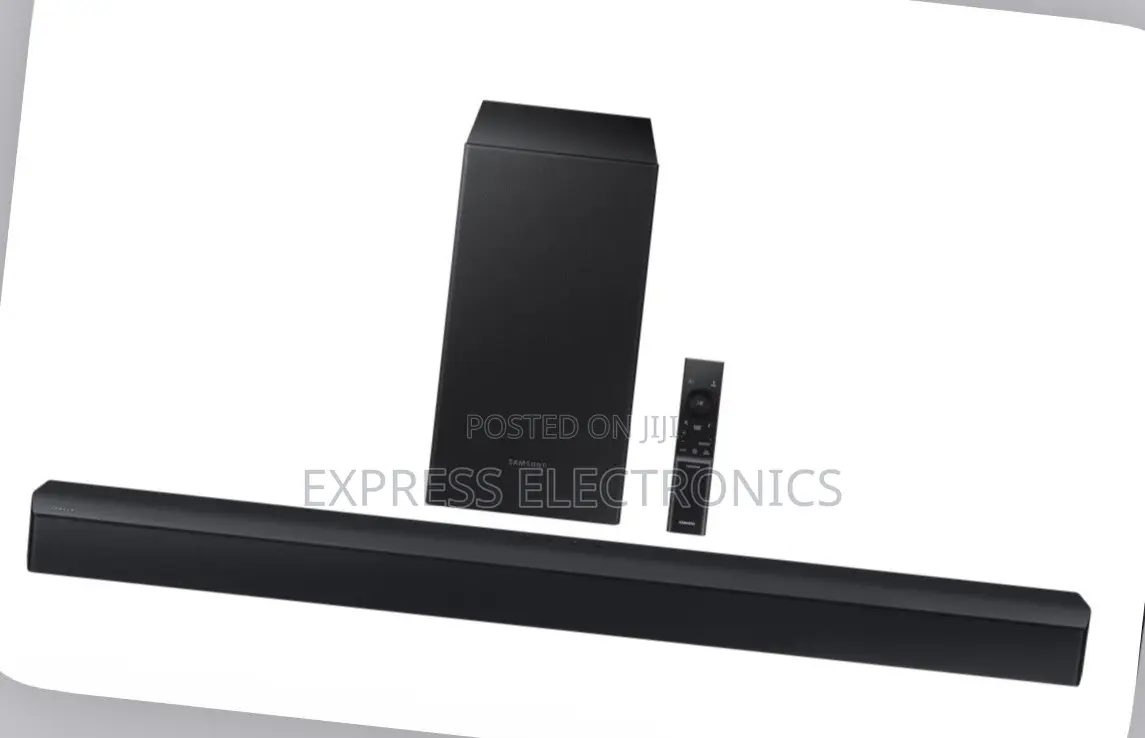 Newly Samsung 2.1Ch 210W Soundbar With Wireless Subwoofer Black HW-C43
