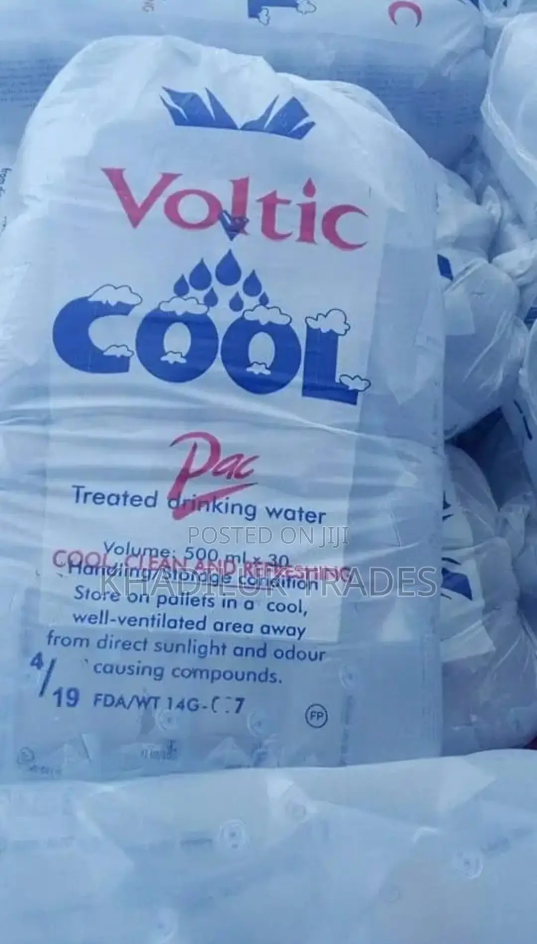 Sachet Water 500ml Bags